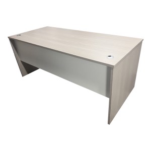 pak-367-000008-2 ΓΡΑΦΕΙΟ ΕΡΓΑΣΙΑΣ ARMADI PAKOWORLD ΣΕ ΓΚΡΙ-ΛΕΥΚΗ ΑΠΟΧΡΩΣΗ 180X80X75ΕΚ