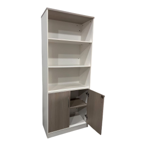 pak-367-000009-2.png ΒΙΒΛΙΟΘΗΚΗ ΓΡΑΦΕΙΟΥ ARMADI PAKOWORLD ΣΕ SONOMA-ΛΕΥΚΗ ΑΠΟΧΡΩΣΗ 80X40X200ΕΚ
