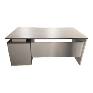 pak-367-000013-2 ΓΡΑΦΕΙΟ ΕΡΓΑΣΙΑΣ ARMADI ΜΕ ΝΤΟΥΛΑΠΙ PAKOWORLD ΣΕ ΓΚΡΙ-ΛΕΥΚΗ ΑΠΟΧΡΩΣΗ 180X80X75ΕΚ