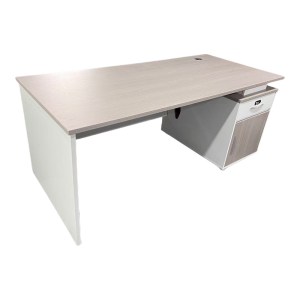 pak-367-000013 ΓΡΑΦΕΙΟ ΕΡΓΑΣΙΑΣ ARMADI ΜΕ ΝΤΟΥΛΑΠΙ PAKOWORLD ΣΕ SONOMA-ΛΕΥΚΗ ΑΠΟΧΡΩΣΗ 180X80X75ΕΚ