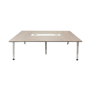 pak-367-000014-1 ΤΡΑΠΕΖΙ ΣΥΝΕΔΡΙΑΣΕΩΝ ARMADI PAKOWORLD ΣΕ ΓΚΡΙ-ΛΕΥΚΗ ΑΠΟΧΡΩΣΗ 200X120X75ΕΚ