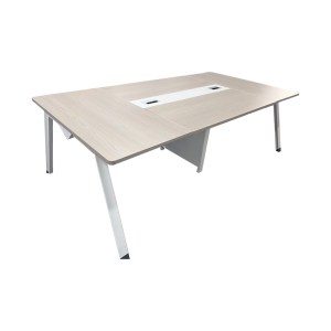 pak-367-000014 ΤΡΑΠΕΖΙ ΣΥΝΕΔΡΙΑΣΕΩΝ ARMADI PAKOWORLD ΣΕ SONOMA-ΛΕΥΚΗ ΑΠΟΧΡΩΣΗ 200X120X75ΕΚ