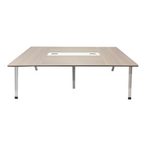 pak-367-000015-1 ΤΡΑΠΕΖΙ ΣΥΝΕΔΡΙΑΣΕΩΝ ARMADI PAKOWORLD ΣΕ ΓΚΡΙ-ΛΕΥΚΗ ΑΠΟΧΡΩΣΗ 240X120X75ΕΚ