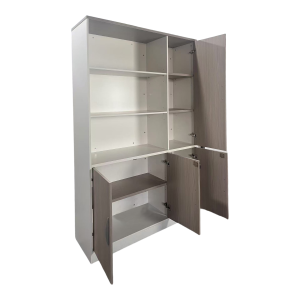 pak-367-000017-2.png ΒΙΒΛΙΟΘΗΚΗ ΓΡΑΦΕΙΟΥ ARMADI PAKOWORLD ΣΕ SONOMA-ΛΕΥΚΗ ΑΠΟΧΡΩΣΗ 120X40X200ΕΚ