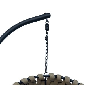 pak-368-000003-4 ΚΟΥΝΙΑ ΦΩΛΙΑ ΜΕ ΒΑΣΗ MAKITO PAKOWORLD ΜΕΤΑΛΛΟ ΜΑΥΡΟ-PVC ΣΕ ΜΠΕΖ- ΓΚΡΙ ΑΠΟΧΡΩΣΗ 100X105X195ΕΚ