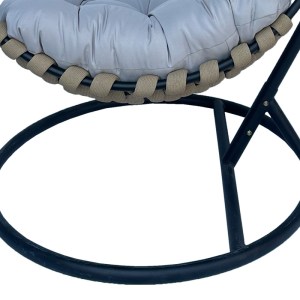 pak-368-000003-5 ΚΟΥΝΙΑ ΦΩΛΙΑ ΜΕ ΒΑΣΗ MAKITO PAKOWORLD ΜΕΤΑΛΛΟ ΜΑΥΡΟ-PVC ΣΕ ΜΠΕΖ- ΓΚΡΙ ΑΠΟΧΡΩΣΗ 100X105X195ΕΚ