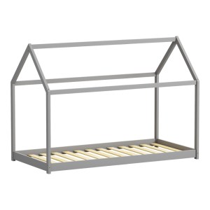 pak-370-000003-2 ΠΑΙΔΙΚΟ ΚΡΕΒΑΤΙ NINO Τ. MONTESSORI PAKOWORLD ΞΥΛΟ ΠΕΥΚΟΥ ΣΕ ΓΚΡΙ ΑΠΟΧΡΩΣΗ 90X190ΕΚ