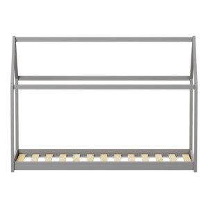 pak-370-000003-3 ΠΑΙΔΙΚΟ ΚΡΕΒΑΤΙ NINO Τ. MONTESSORI PAKOWORLD ΞΥΛΟ ΠΕΥΚΟΥ ΣΕ ΓΚΡΙ ΑΠΟΧΡΩΣΗ 90X190ΕΚ