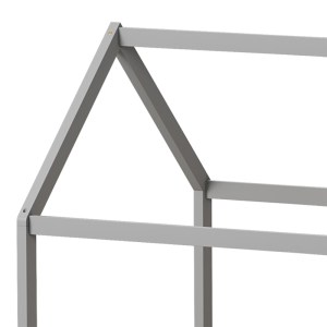 pak-370-000003-5 ΠΑΙΔΙΚΟ ΚΡΕΒΑΤΙ NINO Τ. MONTESSORI PAKOWORLD ΞΥΛΟ ΠΕΥΚΟΥ ΣΕ ΓΚΡΙ ΑΠΟΧΡΩΣΗ 90X190ΕΚ
