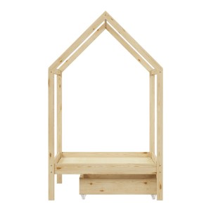 pak-370-000004-5 ΠΑΙΔΙΚΟ ΚΡΕΒΑΤΙ MELLIN Τ.MONTESSORI ΜΕ 2 ΣΥΡΤΑΡΙΑ PAKOWORLD ΞΥΛΟ ΠΕΥΚΟΥ ΣΕ ΦΥΣΙΚΗ ΑΠΟΧΡΩΣΗ 90X190ΕΚ