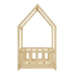 pak-370-000006-3 ΠΑΙΔΙΚΟ ΚΡΕΒΑΤΙ BAMBIE ΜΕ ΚΙΓΚΛΙΔΩΜΑ Τ.MONTESSORI PAKOWORLD ΞΥΛΟ ΠΕΥΚΟΥ ΣΕ ΦΥΣΙΚΗ ΑΠΟΧΡΩΣΗ 70X140ΕΚ