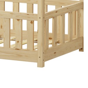 pak-370-000006-6 ΠΑΙΔΙΚΟ ΚΡΕΒΑΤΙ BAMBIE ΜΕ ΚΙΓΚΛΙΔΩΜΑ Τ.MONTESSORI PAKOWORLD ΞΥΛΟ ΠΕΥΚΟΥ ΣΕ ΦΥΣΙΚΗ ΑΠΟΧΡΩΣΗ 70X140ΕΚ