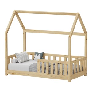 pak-370-000006 ΠΑΙΔΙΚΟ ΚΡΕΒΑΤΙ BAMBIE ΜΕ ΚΙΓΚΛΙΔΩΜΑ Τ.MONTESSORI PAKOWORLD ΞΥΛΟ ΠΕΥΚΟΥ ΣΕ ΦΥΣΙΚΗ ΑΠΟΧΡΩΣΗ 70X140ΕΚ