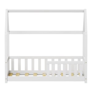 pak-370-000007-3 ΠΑΙΔΙΚΟ ΚΡΕΒΑΤΙ BAMBIE ΜΕ ΚΙΓΚΛΙΔΩΜΑ Τ.MONTESSORI PAKOWORLD ΞΥΛΟ ΠΕΥΚΟΥ ΣΕ ΛΕΥΚΗ ΑΠΟΧΡΩΣΗ 70X140ΕΚ