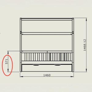pak-370-000009-10 ΠΑΙΔΙΚΟ ΚΡΕΒΑΤΙ BENDINA Τ.MONTESSORI ΜΕ ΣΥΡΤΑΡΙ PAKOWORLD ΞΥΛΟ ΠΕΥΚΟΥ ΣΕ ΛΕΥΚΗ ΑΠΟΧΡΩΣΗ 70X140ΕΚ