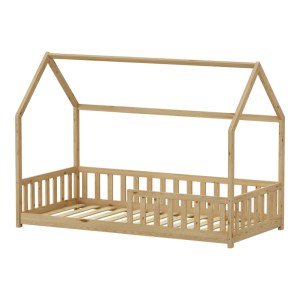 pak-370-000010-2 ΠΑΙΔΙΚΟ ΚΡΕΒΑΤΙ CALLAN Τ.MONTESSORI ΜΕ ΚΙΓΚΛΙΔΩΜΑ PAKOWORLD ΞΥΛΟ ΠΕΥΚΟΥ ΣΕ ΦΥΣΙΚΗ ΑΠΟΧΡΩΣΗ 90X190ΕΚ