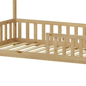 pak-370-000010-6 ΠΑΙΔΙΚΟ ΚΡΕΒΑΤΙ CALLAN Τ.MONTESSORI ΜΕ ΚΙΓΚΛΙΔΩΜΑ PAKOWORLD ΞΥΛΟ ΠΕΥΚΟΥ ΣΕ ΦΥΣΙΚΗ ΑΠΟΧΡΩΣΗ 90X190ΕΚ