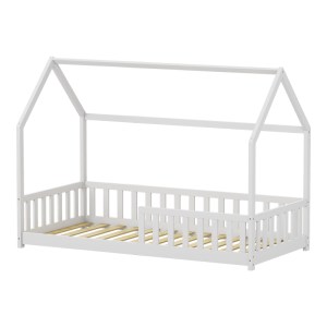 pak-370-000011-2 ΠΑΙΔΙΚΟ ΚΡΕΒΑΤΙ CALLAN Τ.MONTESSORI ΜΕ ΚΙΓΚΛΙΔΩΜΑ PAKOWORLD ΞΥΛΟ ΠΕΥΚΟΥ ΣΕ ΛΕΥΚΗ ΑΠΟΧΡΩΣΗ 90X190ΕΚ