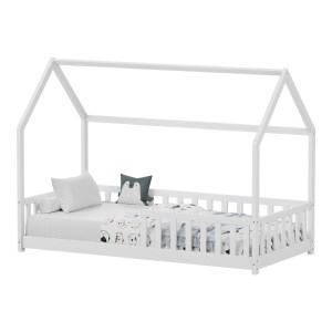 pak-370-000011 ΠΑΙΔΙΚΟ ΚΡΕΒΑΤΙ CALLAN Τ.MONTESSORI ΜΕ ΚΙΓΚΛΙΔΩΜΑ PAKOWORLD ΞΥΛΟ ΠΕΥΚΟΥ ΣΕ ΛΕΥΚΗ ΑΠΟΧΡΩΣΗ 90X190ΕΚ