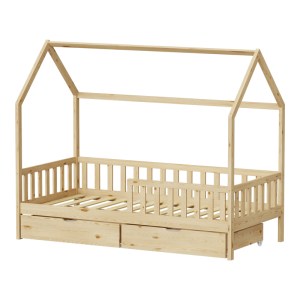 pak-370-000013-2 ΠΑΙΔΙΚΟ ΚΡΕΒΑΤΙ PICCOLO Τ.MONTESSORI ΜΕ 2 ΣΥΡΤΑΡΙΑ PAKOWORLD ΞΥΛΟ ΠΕΥΚΟΥ ΣΕ ΦΥΣΙΚΗ ΑΠΟΧΡΩΣΗ 90X190ΕΚ