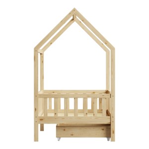 pak-370-000013-5 ΠΑΙΔΙΚΟ ΚΡΕΒΑΤΙ PICCOLO Τ.MONTESSORI ΜΕ 2 ΣΥΡΤΑΡΙΑ PAKOWORLD ΞΥΛΟ ΠΕΥΚΟΥ ΣΕ ΦΥΣΙΚΗ ΑΠΟΧΡΩΣΗ 90X190ΕΚ