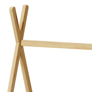 pak-370-000015-5 ΠΑΙΔΙΚΟ ΚΡΕΒΑΤΙ LILLY Τ.MONTESSORI  PAKOWORLD ΞΥΛΟ ΠΕΥΚΟΥ ΣΕ ΦΥΣΙΚΗ ΑΠΟΧΡΩΣΗ 90X190ΕΚ