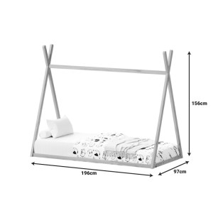pak-370-000015-7 ΠΑΙΔΙΚΟ ΚΡΕΒΑΤΙ LILLY Τ.MONTESSORI  PAKOWORLD ΞΥΛΟ ΠΕΥΚΟΥ ΣΕ ΦΥΣΙΚΗ ΑΠΟΧΡΩΣΗ 90X190ΕΚ