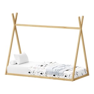 pak-370-000015 ΠΑΙΔΙΚΟ ΚΡΕΒΑΤΙ LILLY Τ.MONTESSORI  PAKOWORLD ΞΥΛΟ ΠΕΥΚΟΥ ΣΕ ΦΥΣΙΚΗ ΑΠΟΧΡΩΣΗ 90X190ΕΚ