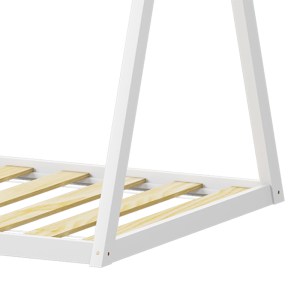 pak-370-000016-6 ΠΑΙΔΙΚΟ ΚΡΕΒΑΤΙ LILLY Τ.MONTESSORI PAKOWORLD ΞΥΛΟ ΠΕΥΚΟΥ ΣΕ ΛΕΥΚΗ ΑΠΟΧΡΩΣΗ 90X190ΕΚ