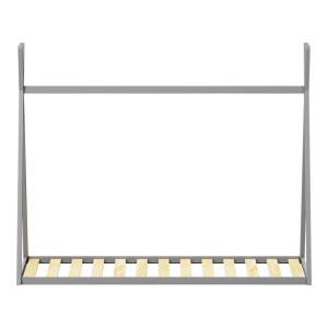 pak-370-000017-3 ΠΑΙΔΙΚΟ ΚΡΕΒΑΤΙ LILLY Τ.MONTESSORI PAKOWORLD ΞΥΛΟ ΠΕΥΚΟΥ ΣΕ ΓΚΡΙ ΑΠΟΧΡΩΣΗ 90X190ΕΚ