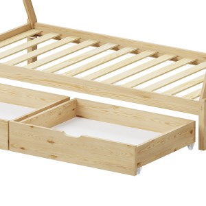 pak-370-000018-6 ΠΑΙΔΙΚΟ ΚΡΕΒΑΤΙ LALITTO Τ.MONTESSORI ΜΕ 2 ΣΥΡΤΑΡΙΑ Τ.MONTESSORI  PAKOWORLD ΞΥΛΟ ΠΕΥΚΟΥ ΣΕ ΦΥΣΙΚΗ ΑΠΟΧΡΩΣΗ 90X190ΕΚ