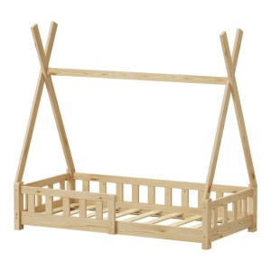 pak-370-000020-2 ΠΑΙΔΙΚΟ ΚΡΕΒΑΤΙ NOAM Τ.MONTESSORI ΜΕ ΚΙΓΚΛΙΔΩΜΑ PAKOWORLD ΞΥΛΟ ΠΕΥΚΟΥ ΣΕ ΦΥΣΙΚΗ ΑΠΟΧΡΩΣΗ 70X140ΕΚ