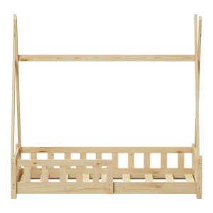pak-370-000020-3 ΠΑΙΔΙΚΟ ΚΡΕΒΑΤΙ NOAM Τ.MONTESSORI ΜΕ ΚΙΓΚΛΙΔΩΜΑ PAKOWORLD ΞΥΛΟ ΠΕΥΚΟΥ ΣΕ ΦΥΣΙΚΗ ΑΠΟΧΡΩΣΗ 70X140ΕΚ