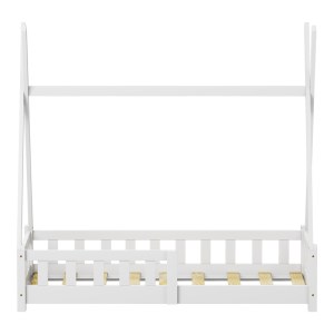 pak-370-000021-3 ΠΑΙΔΙΚΟ ΚΡΕΒΑΤΙ NOAM Τ.MONTESSORI ΜΕ ΚΙΓΚΛΙΔΩΜΑ PAKOWORLD ΞΥΛΟ ΠΕΥΚΟΥ ΣΕ ΛΕΥΚΗ ΑΠΟΧΡΩΣΗ 70X140ΕΚ