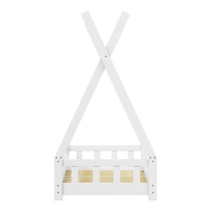 pak-370-000021-4 ΠΑΙΔΙΚΟ ΚΡΕΒΑΤΙ NOAM Τ.MONTESSORI ΜΕ ΚΙΓΚΛΙΔΩΜΑ PAKOWORLD ΞΥΛΟ ΠΕΥΚΟΥ ΣΕ ΛΕΥΚΗ ΑΠΟΧΡΩΣΗ 70X140ΕΚ