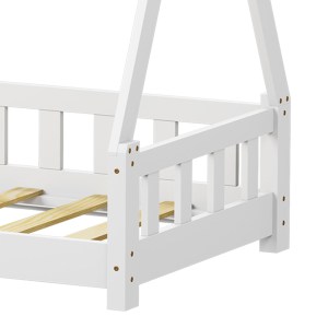 pak-370-000021-5 ΠΑΙΔΙΚΟ ΚΡΕΒΑΤΙ NOAM Τ.MONTESSORI ΜΕ ΚΙΓΚΛΙΔΩΜΑ PAKOWORLD ΞΥΛΟ ΠΕΥΚΟΥ ΣΕ ΛΕΥΚΗ ΑΠΟΧΡΩΣΗ 70X140ΕΚ
