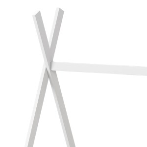 pak-370-000021-7 ΠΑΙΔΙΚΟ ΚΡΕΒΑΤΙ NOAM Τ.MONTESSORI ΜΕ ΚΙΓΚΛΙΔΩΜΑ PAKOWORLD ΞΥΛΟ ΠΕΥΚΟΥ ΣΕ ΛΕΥΚΗ ΑΠΟΧΡΩΣΗ 70X140ΕΚ
