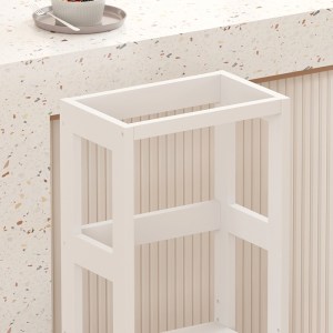 pak-370-000029-4 ΠΑΙΔΙΚΟΣ ΠΥΡΓΟΣ ΕΚΜΑΘΗΣΗΣ CHIQUEL PAKOWORLD Τ.MONTESSORI ΞΥΛΟ ΣΕ ΛΕΥΚΗ ΑΠΟΧΡΩΣΗ 45.7X51X90ΕΚ