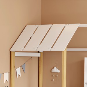 pak-370-000030-4 ΠΑΙΔΙΚΟ ΚΡΕΒΑΤΙ BEDRIA PAKOWORLD Τ.MONTESSORI ΞΥΛΟ ΣΕ ΛΕΥΚΗ-ΦΥΣΙΚΗ ΑΠΟΧΡΩΣΗ 190X90ΕΚ