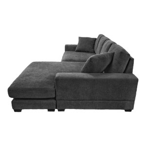 pak-371-000008-4 ΓΩΝΙΑΚΟΣ ΚΑΝΑΠΕΣ CORNERDO PAKOWORLD ΑΝΑΣΤΡΕΨΙΜΟΣ ΥΦΑΣΜΑ ΣΕ ΑΝΘΡΑΚΙ ΑΠΟΧΡΩΣΗ 265X175X85ΕΚ