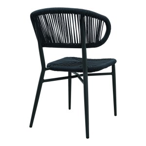 pak-373-000011-1 ΚΑΡΕΚΛΑ ΑΛΟΥΜΙΝΙΟΥ-PE RATTAN AGUS PAKOWORLD ΣΤΟΙΒΑΖΟΜΕΝΗ ΣΕ ΓΚΡΙ ΑΠΟΧΡΩΣΗ 55X63X77ΕΚ
