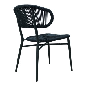 pak-373-000011-2 ΚΑΡΕΚΛΑ ΑΛΟΥΜΙΝΙΟΥ-PE RATTAN AGUS PAKOWORLD ΣΤΟΙΒΑΖΟΜΕΝΗ ΣΕ ΓΚΡΙ ΑΠΟΧΡΩΣΗ 55X63X77ΕΚ