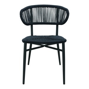 pak-373-000011-3 ΚΑΡΕΚΛΑ ΑΛΟΥΜΙΝΙΟΥ-PE RATTAN AGUS PAKOWORLD ΣΤΟΙΒΑΖΟΜΕΝΗ ΣΕ ΓΚΡΙ ΑΠΟΧΡΩΣΗ 55X63X77ΕΚ