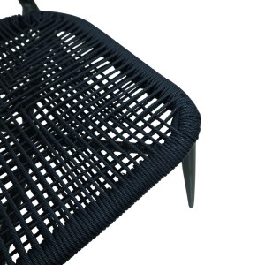 pak-373-000011-5 ΚΑΡΕΚΛΑ ΑΛΟΥΜΙΝΙΟΥ-PE RATTAN AGUS PAKOWORLD ΣΤΟΙΒΑΖΟΜΕΝΗ ΣΕ ΓΚΡΙ ΑΠΟΧΡΩΣΗ 55X63X77ΕΚ