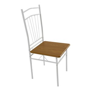 pak-374-000001-3 ΤΡΑΠΕΖΑΡΙΑ ROZA II PAKOWORLD ΣΕΤ 5ΤΜΧ MDF ΣΕ ΦΥΣΙΚΗ ΑΠΟΧΡΩΣΗ ΜΕ ΛΕΥΚΑ ΜΕΤΑΛΛΙΚΑ ΠΟΔΙΑ 110X60X74ΕΚ