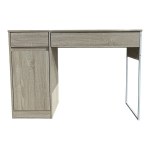 pak-374-000005-2 ΓΡΑΦΕΙΟ ΕΡΓΑΣΙΑΣ KANTOR PAKOWORLD ΣΕ ΦΥΣΙΚΗ ΑΠΟΧΡΩΣΗ ΜΕ ΛΕΥΚΟ ΜΕΤΑΛΛΙΚΟ ΠΟΔΙ 110X50X76ΕΚ