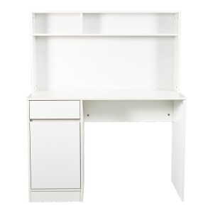 pak-375-000009-2 ΓΡΑΦΕΙΟ ΕΡΓΑΣΙΑΣ SECRETA PAKOWORLD ΜΕ ΡΑΦΙ ΣΕ ΛΕΥΚΗ ΑΠΟΧΡΩΣΗ 110X50X135ΕΚ