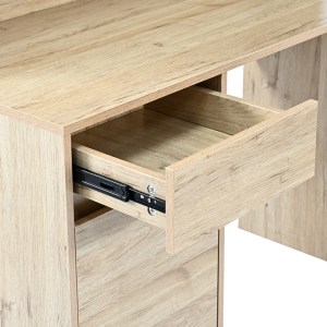 pak-375-000010-4 ΓΡΑΦΕΙΟ ΕΡΓΑΣΙΑΣ SECRETA PAKOWORLD ΜΕ ΡΑΦΙ ΣΕ OAK ΑΠΟΧΡΩΣΗ 110X50X135ΕΚ