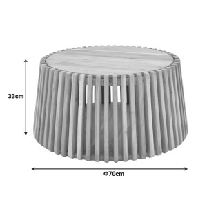 pak-376-000005-1 ΤΡΑΠΕΖΙ ΜΕ ΑΠΟΘΗΚΕΥΤΙΚΟ ΧΩΡΟ NESTA PAKOWORLD ΜΑΣΙΦ ΑΚΑΚΙΑΣ ΣΕ ΦΥΣΙΚΗ ΑΠΟΧΡΩΣΗ Φ70X33ΕΚ