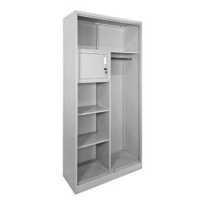 pak-378-000004-2 ΝΤΟΥΛΑΠΑ ZOGI PAKOWORLD ΜΕΤΑΛΛΟ ΜΕ ΧΩΡΙΣΜΑ ΣΕ ΑΠΟΧΡΩΣΗ ΑΝΟΙΧΤΟ ΓΚΡΙ 90X45X180ΕΚ